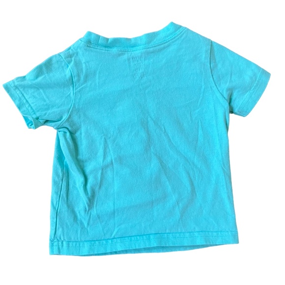 Carter's Light Blue First Birthday Turtle T-Shirt, Size 18 Months - Picture 3 of 3